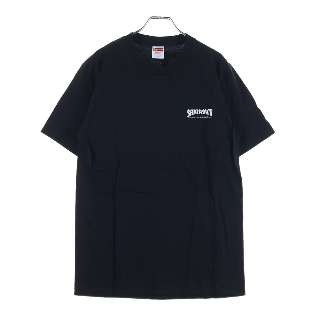 SUPREME(シュプリーム) 24AW ×Thrasher Cross Tee スラッシャー クロス 半袖Tシャツ ブラック -