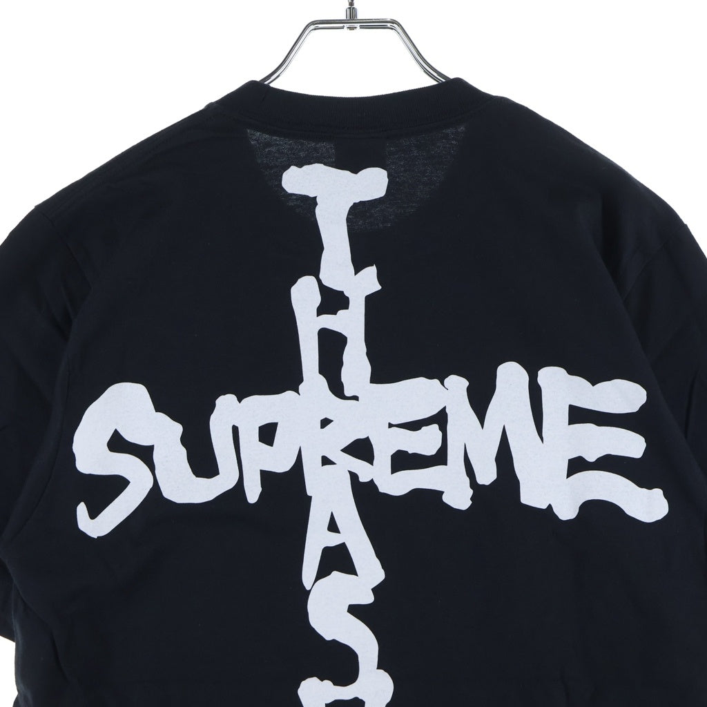 SUPREME(シュプリーム) 24AW ×Thrasher Cross Tee スラッシャー クロス 半袖Tシャツ ブラック -