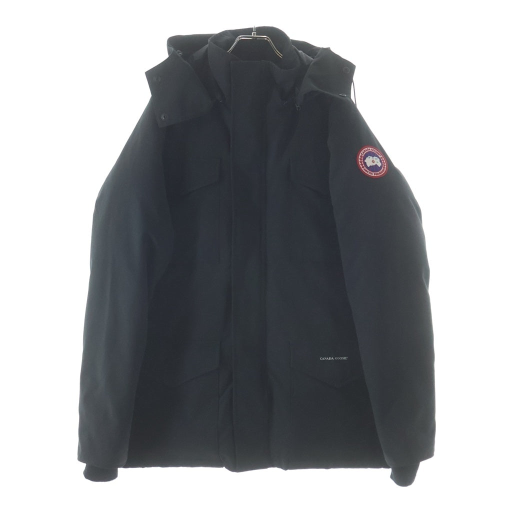 CANADA GOOSE(カナダグース) CONSTABLE PARKA コンスタブル フラップポケット フーデッド ジップアップ ダウン ジャケット ブラック 4071M 4071M