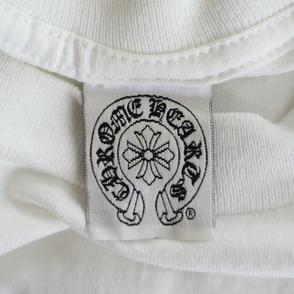 CHROME HEARTS(クロムハーツ) OLD S/S オールド バックフローラルクロスプリント クルーネック 半袖Tシャツ カットソー ホワイト