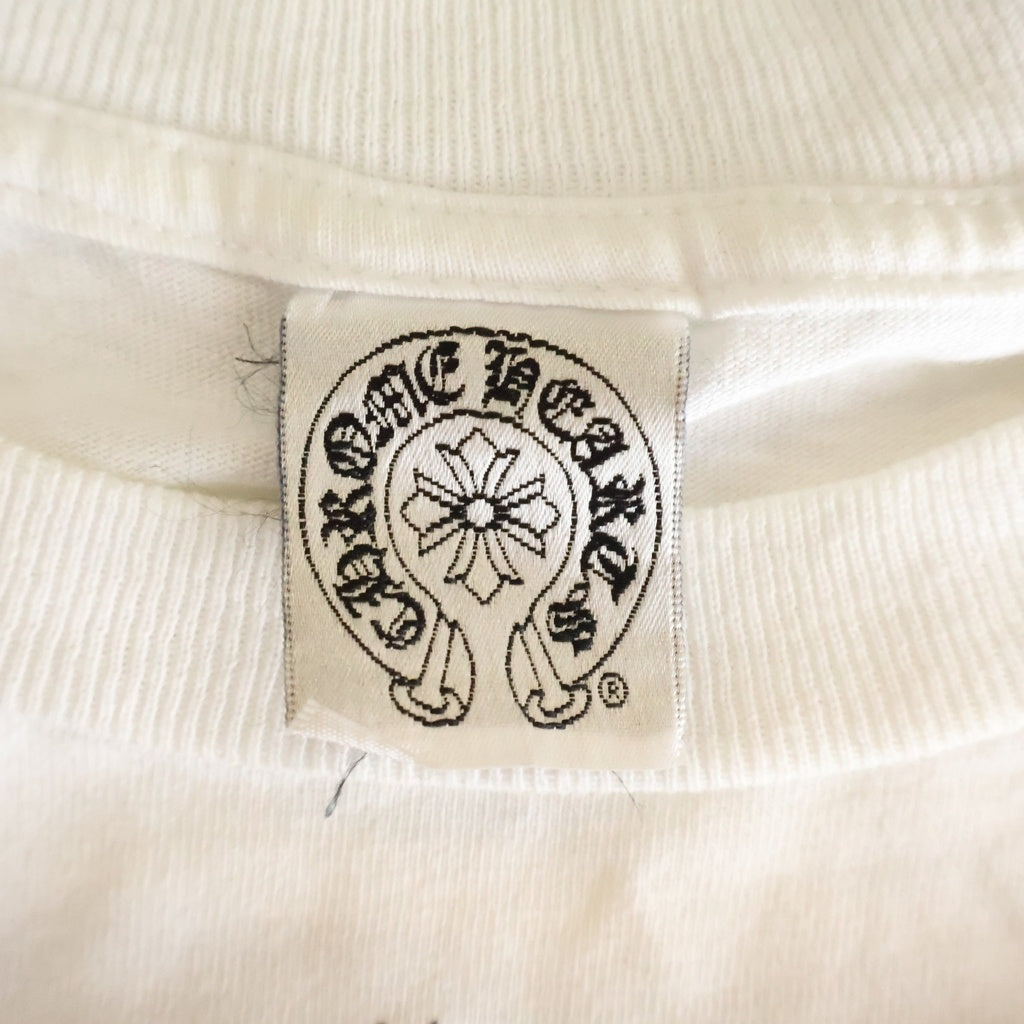CHROME HEARTS(クロムハーツ) OLD S/S オールド 総柄ヴァインダガーデザイン クルーネック 半袖Tシャツ カットソー ホワイト