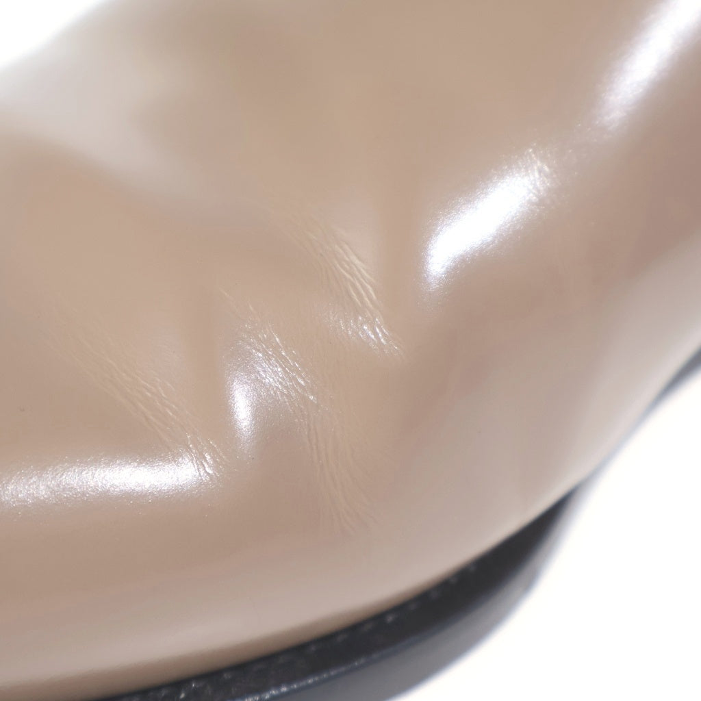 FERRAGAMO(フェラガモ) LEATHER SLIP-ON SANDAL レザー スリッポンサンダル ミュール ベージュ
