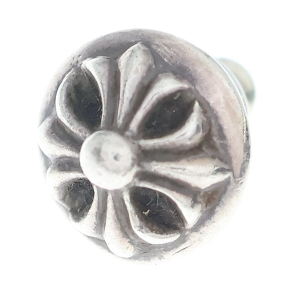 CHROME HEARTS(クロムハーツ) STUD CRSBLL クロスボールスタッドピアス シルバー BCA110