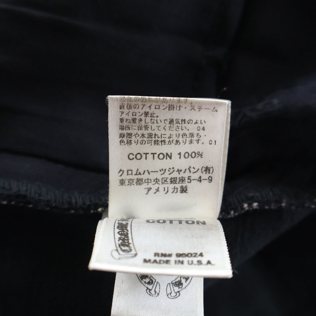 CHROME HEARTS(クロムハーツ) DNM PANTS CRS BTN クロスボールボタン スクロールラベル ボタンフライ デニムパンツ ブラック JVPタグ -