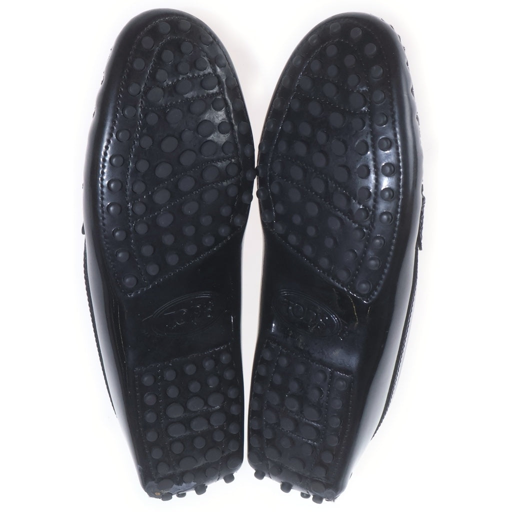TOD'S(トッズ) レザーパテント ドライビングシューズ ローファー ブラック レディース