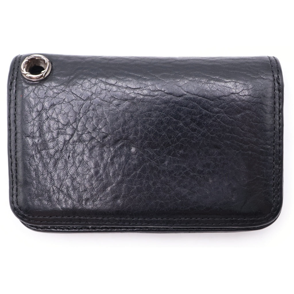 CHROME HEARTS(クロムハーツ) CRD CSE3PKTWDV1 アーチロゴプレート3ポケットレザーカードケース ブラック