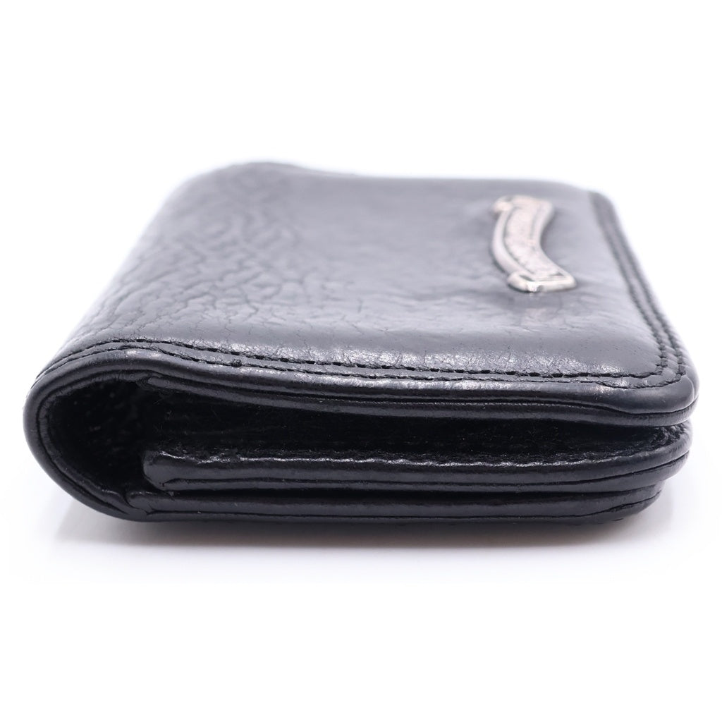 CHROME HEARTS(クロムハーツ) CRD CSE3PKTWDV1 アーチロゴプレート3ポケットレザーカードケース ブラック
