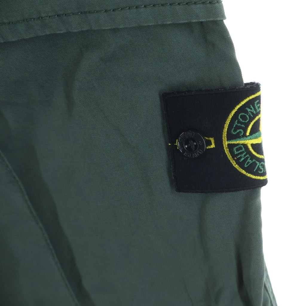STONE ISLAND(ストーンアイランド) ロゴパッチ付き マルチポケット イージー カーゴパンツ カーキ 801530510