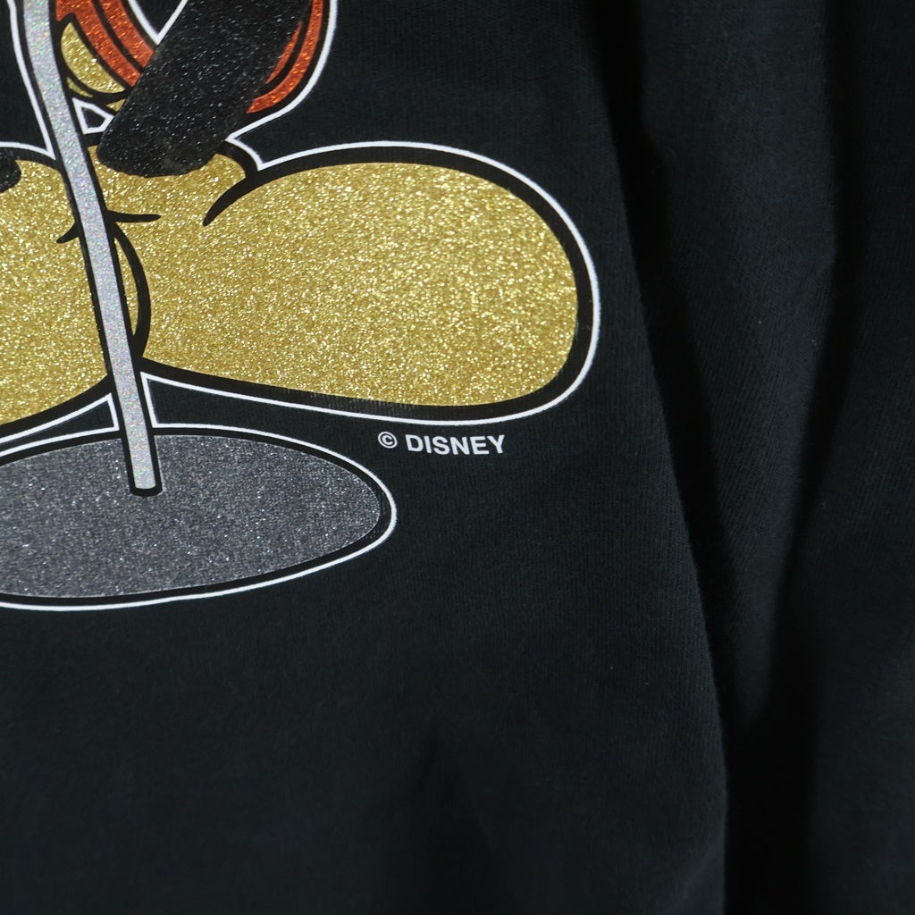 SUPREME(シュプリーム) 25AW x Number (N)ine Mickey Mouse Raglan L/S Top ナンバーナイン ミッキーマウス ラグラン クルーネック 長袖Tシャツ カットソー ブラック