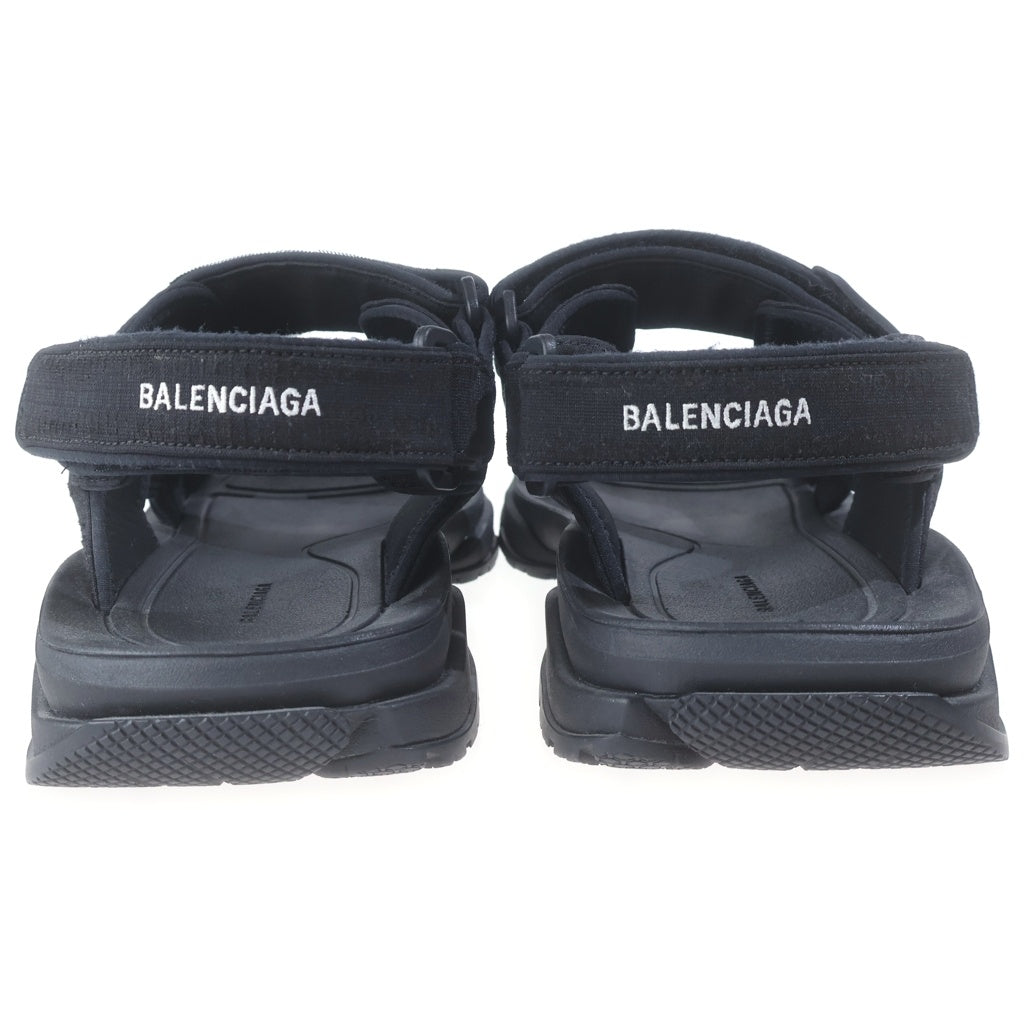 BALENCIAGA(バレンシアガ) TOURIST ツーリスト ロゴエンブロイダリー サンダル ブラック 706279