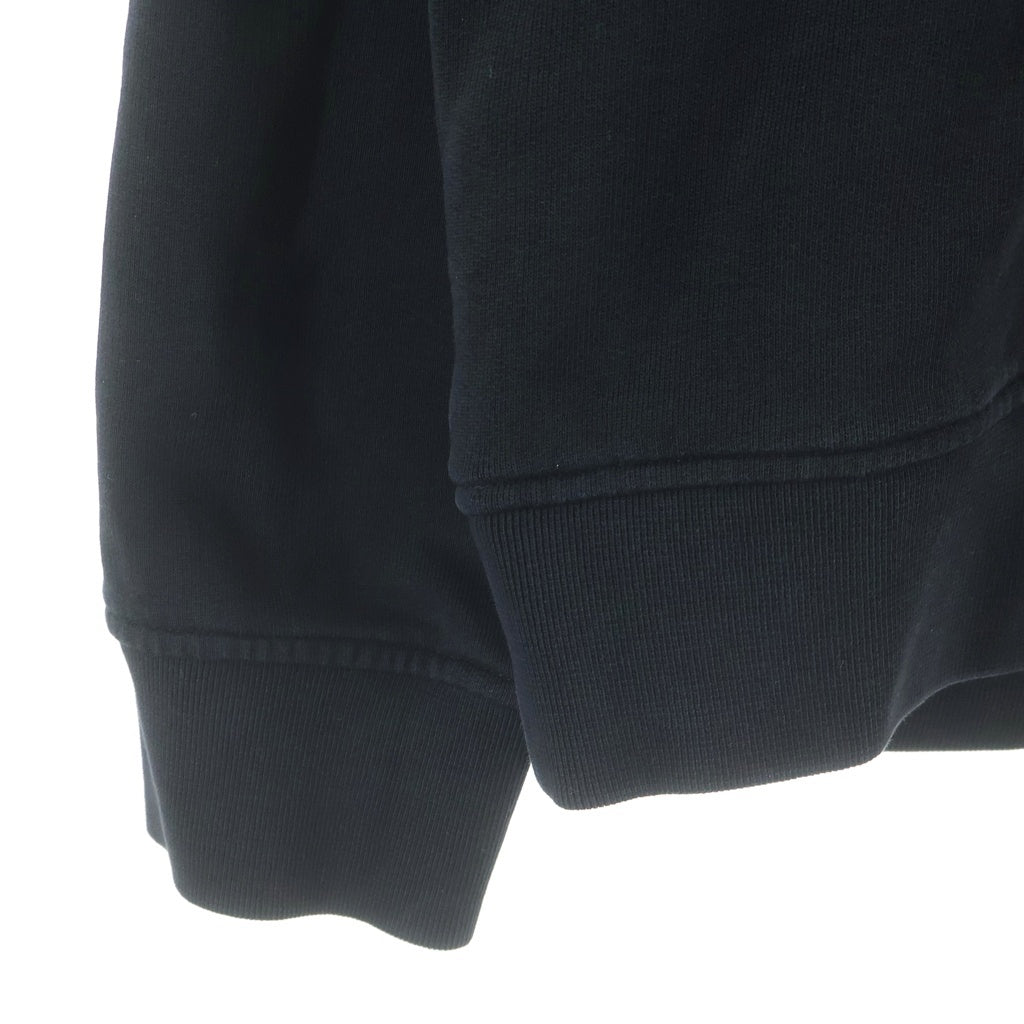 MONCLER(モンクレール) 22SS スタッズロゴ プリント クルーネック プルオーバースウェット トレーナー ブラック H10918G00013 809KR