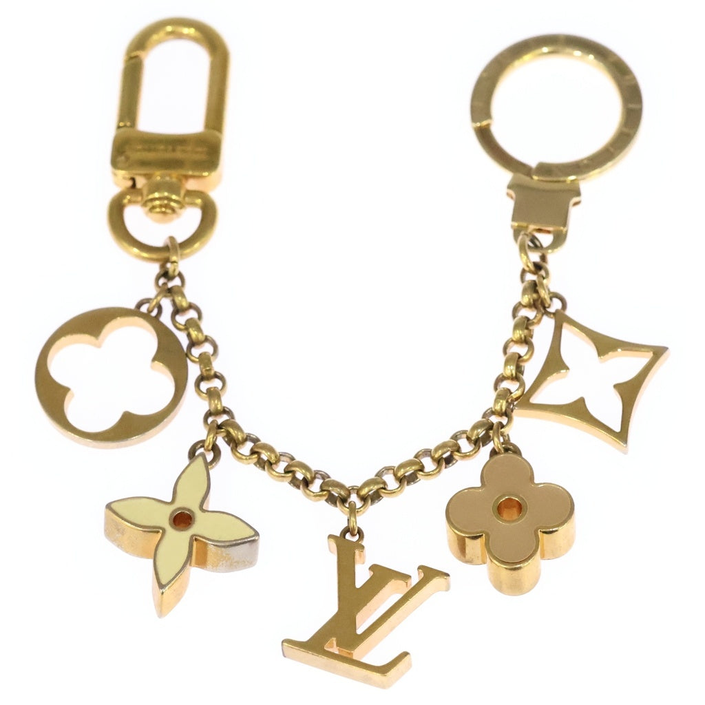 LOUIS VUITTON(ルイヴィトン) バッグ チャーム チェーン・フルール ドゥ モノグラム ゴールド金具 バックチェーン アクセサリー ゴールド M65111 レディース