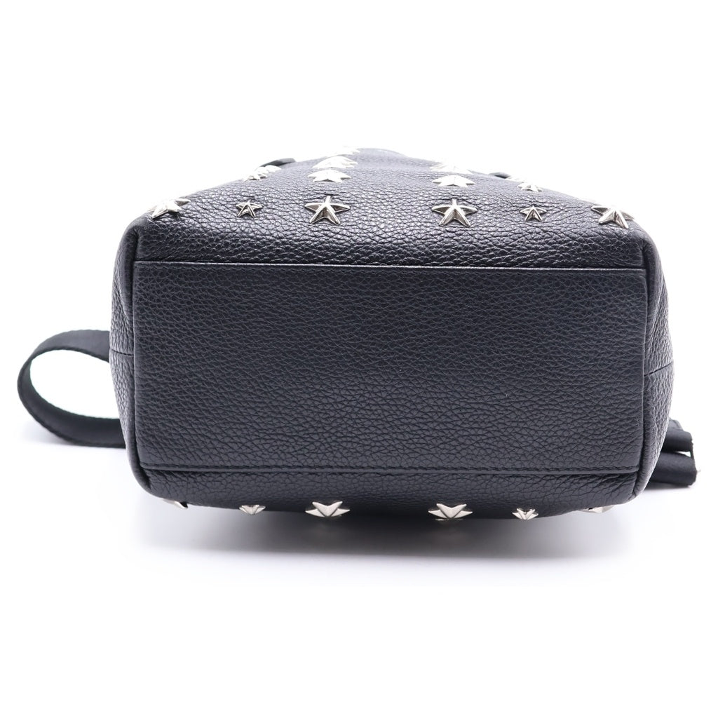 JIMMY CHOO(ジミーチュウ) スタースタッズ 2WAY ミニトートバッグ ブラック レディース