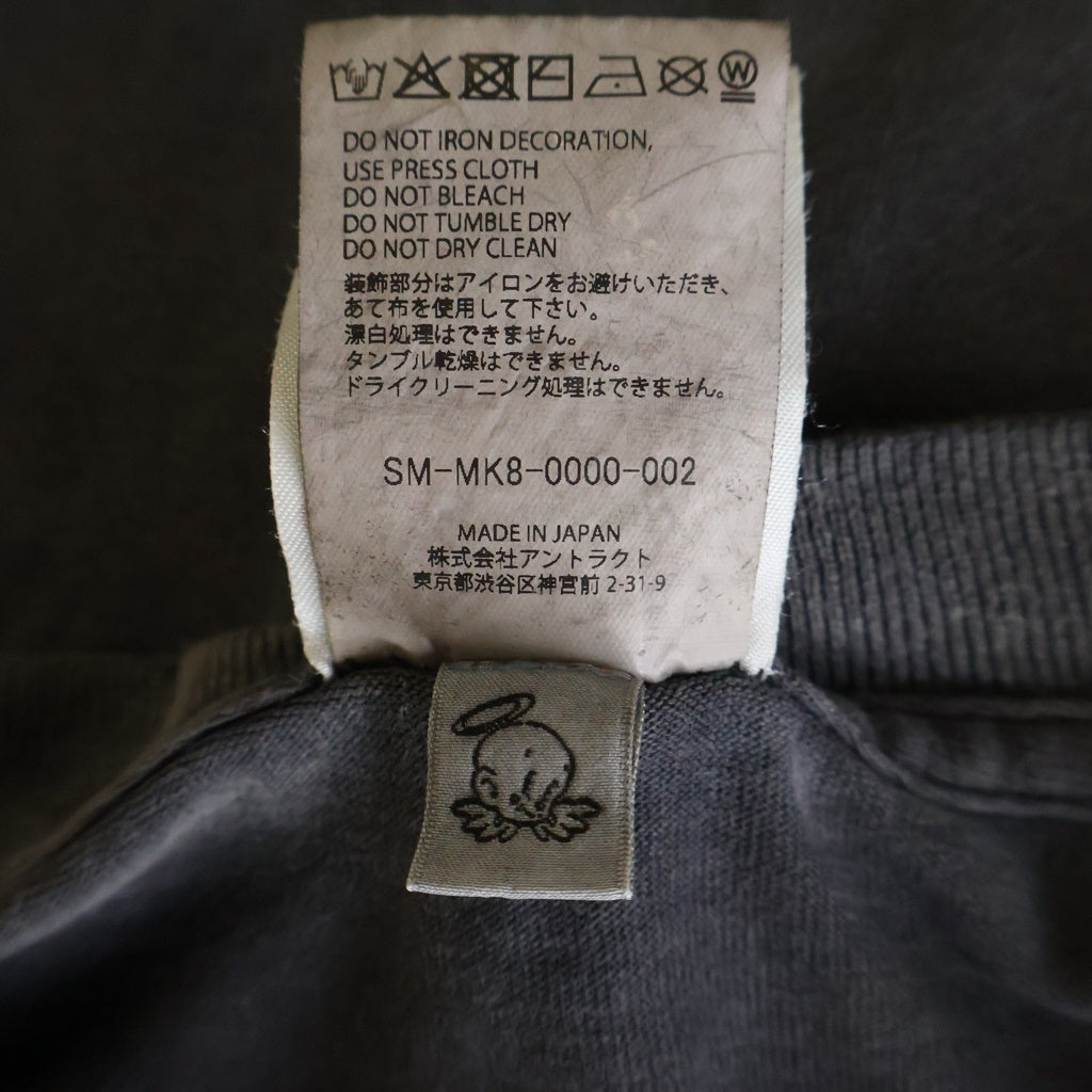 SAINT MICHAEL(セントマイケル) 26SS JESUS SS T-SHIRT ジーザス プリント クルーネック 半袖Tシャツ カットソー ブラック SM-MK8-0000-002