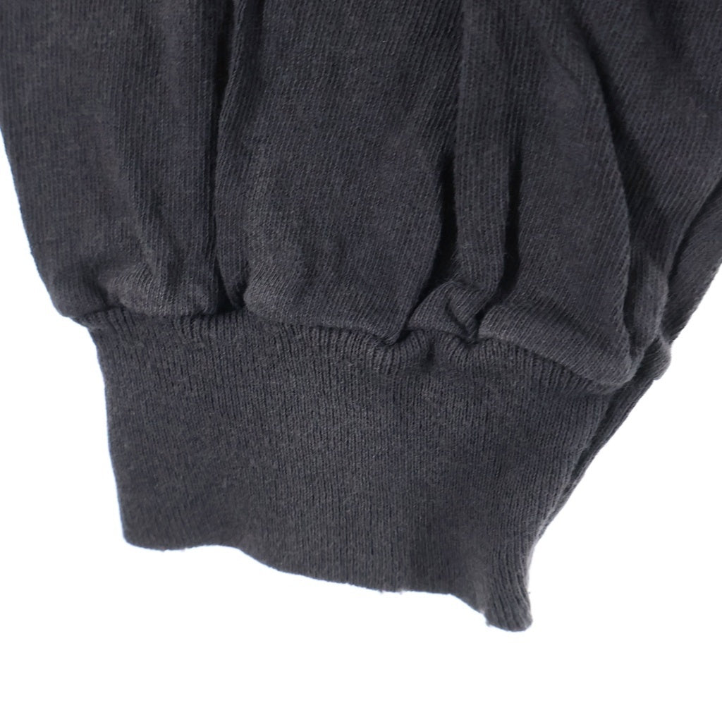 SAINT MICHAEL(セントマイケル) 24AW LS TEE BTFL BASTARS ヴィンテージ加工 両面アームプリント クルーネック 長袖Tシャツ カットソー ブラック SM-YS1-0000-013