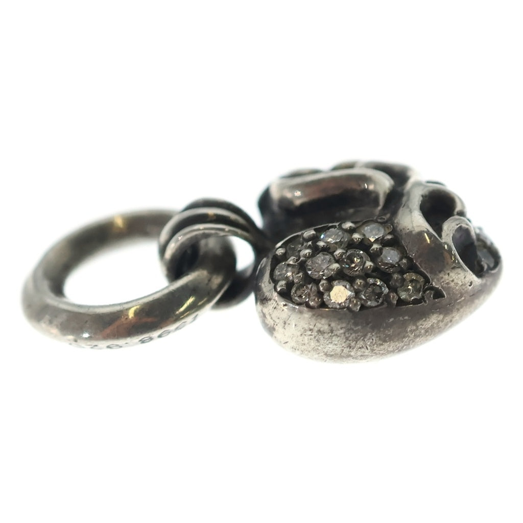 CHROME HEARTS(クロムハーツ) HEART CHARM P/D ハートチャーム パヴェダイヤ ペンダントトップ シルバー -