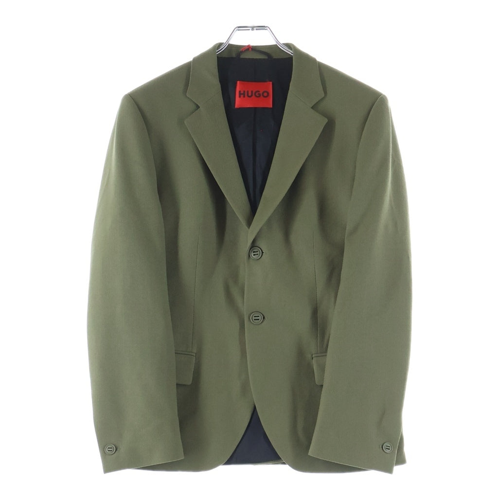 HUGO BOSS(ヒューゴボス) スリムフィット 2B ツイル テーラードジャケット カーキ 6028590