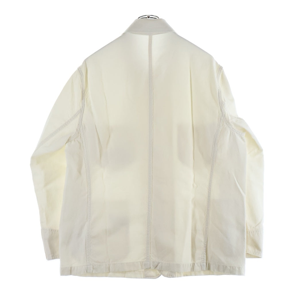 AURALEE(オーラリー) 26SS WOOL COTTON LINEN OX WORK JACKET ワーク ジャケット デニム カバーオール アイボリー A26SB01DO