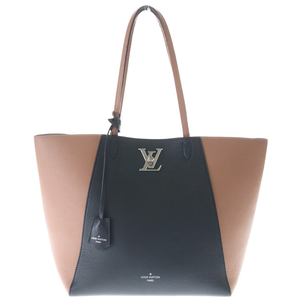 LOUIS VUITTON(ルイヴィトン) ロックミー カバ トートバッグ ショルダーバッグ ツイストロック バイカラー ヴァニーユ ノワール ベージュ M42289 レディース