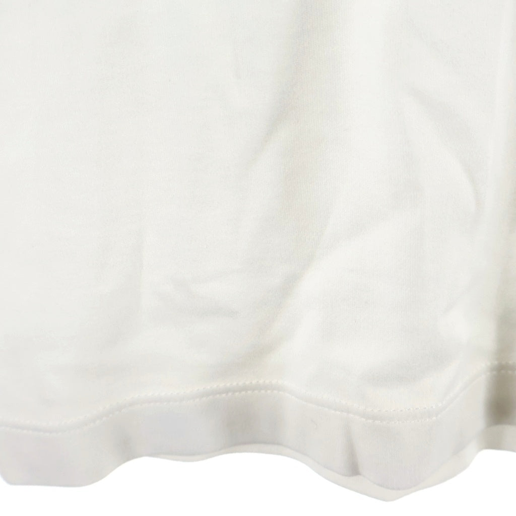PRADA(プラダ) 26SS トライアングルロゴプレート クルーネック 半袖Tシャツ カットソー ホワイト UJN954 S000 240