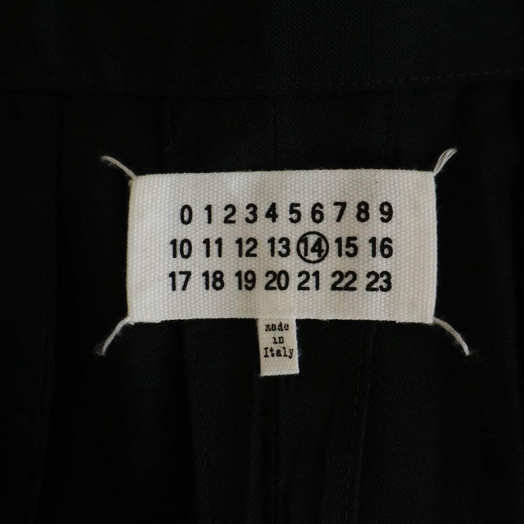 Maison Margiela(メゾンマルジェラ) 24AW ドローストリング トラウザー スラックスパンツ ブラック S50KA0530 S44330