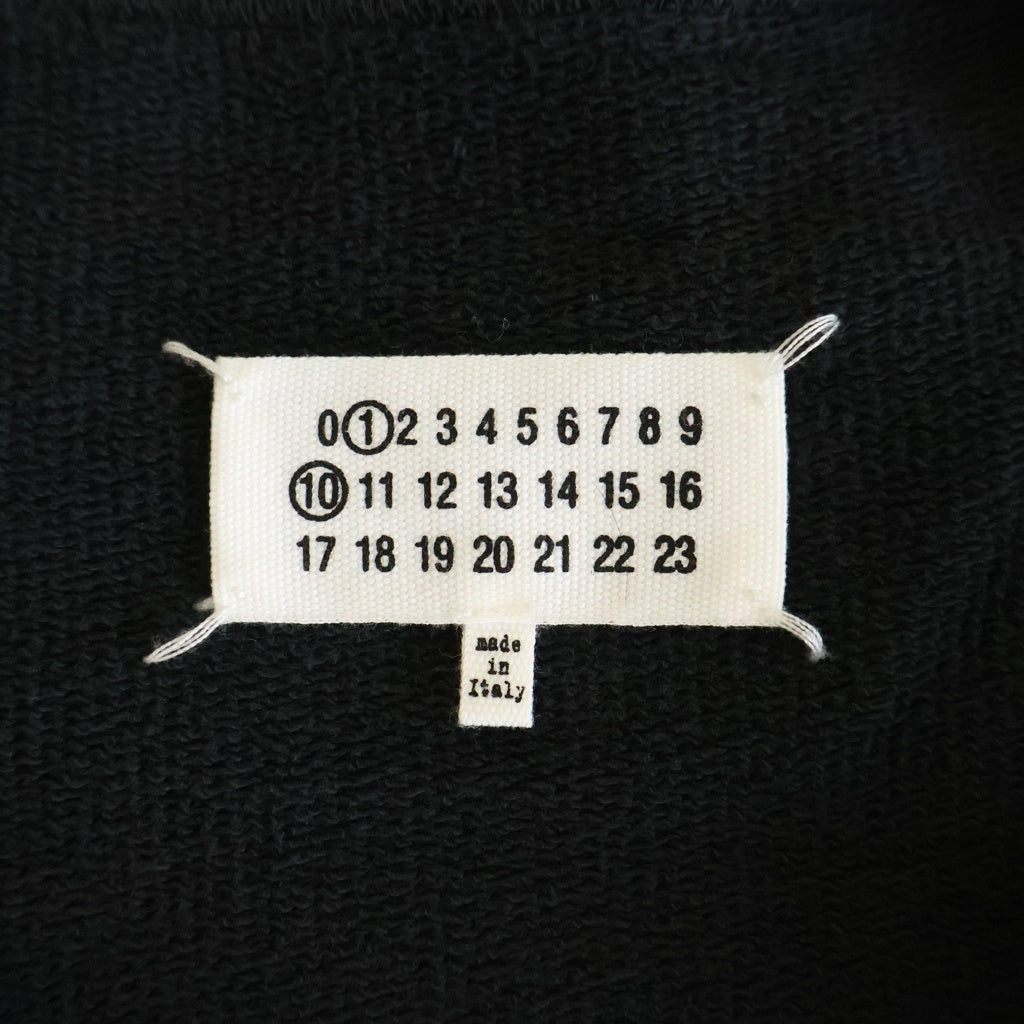 Maison Margiela(メゾンマルジェラ) 25SS グラフィックロゴプリント ペイント ダメージ加工 クルーネック スウェットトレーナー ブラック S50GU0237 M25019