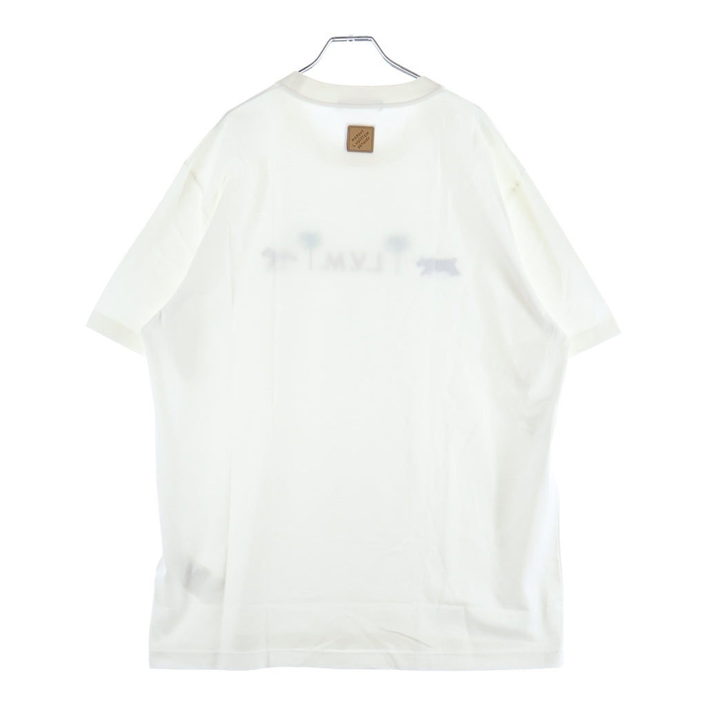 LOUIS VUITTON(ルイヴィトン) 26SS ザ ダージリン リミテッド アニマル エンブロイダリー ロゴ刺繍 クルーネック 半袖Tシャツ カットソー ホワイト RM261M NPG HUY90W