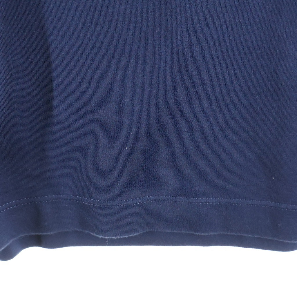 PRADA(プラダ) 23SS トライアングルロゴプレート クルーネック 半袖Tシャツ カットソー ネイビー UJN861 S232 240