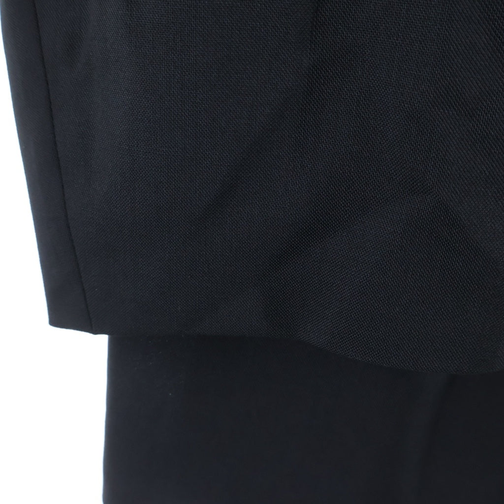 Maison Margiela(メゾンマルジェラ) 24AW ボタンレス ノーカラー テーラードジャケット ブラック S50BN0447 S44330