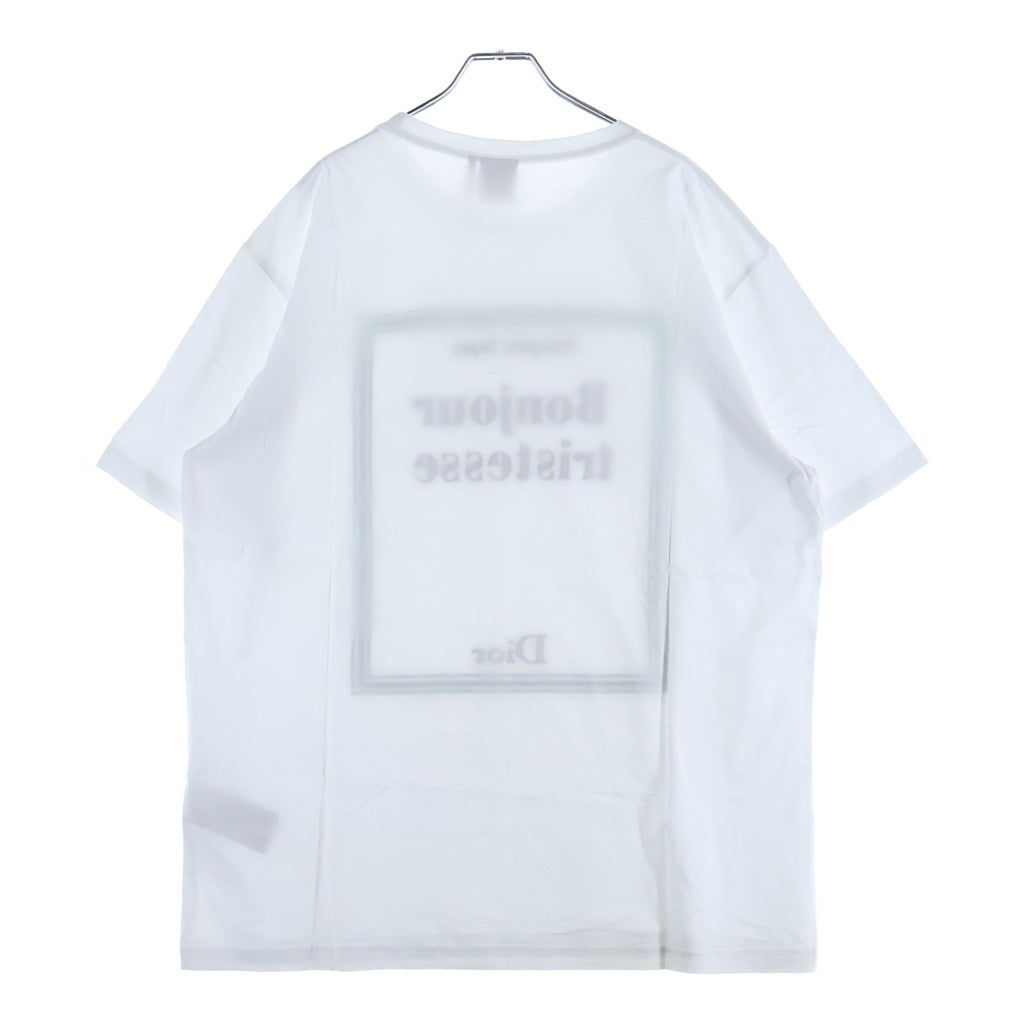 DIOR(ディオール) 26SS Book Cover Tee ブックカバー刺繍 コットン 半袖Tシャツ カットソー ホワイト 683J642A0677