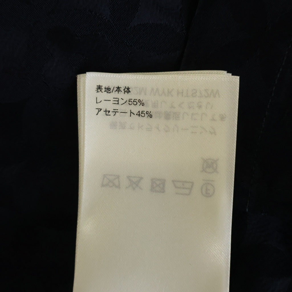 LOUIS VUITTON(ルイヴィトン) 25AW モノグラム グラフィック ジャガード 総柄 レーヨン オープンカラー 半袖シャツ ネイビー RM252M WYK HTS72W