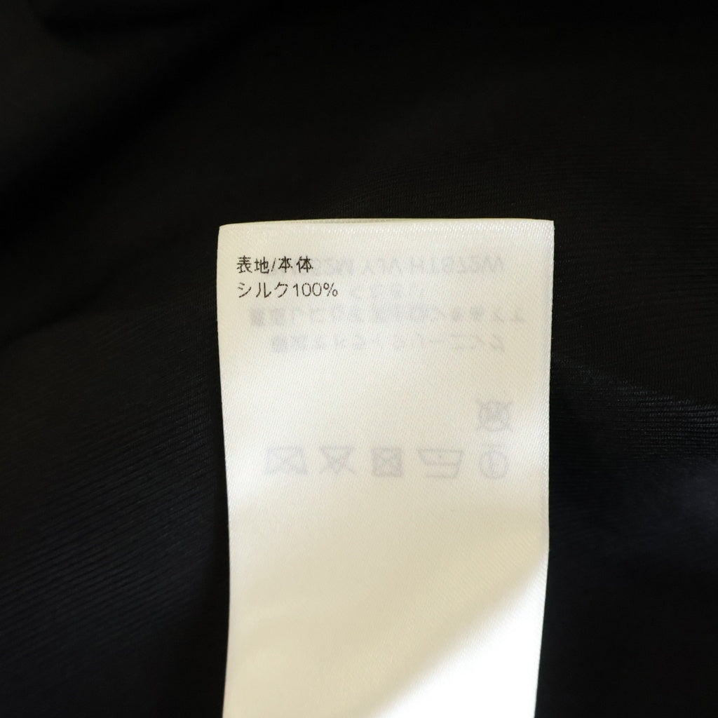 LOUIS VUITTON(ルイヴィトン) 25AW LV フラワー シグネチャー シルク オープンカラー 半袖シャツ ブラック RM252M YJV HTS72W