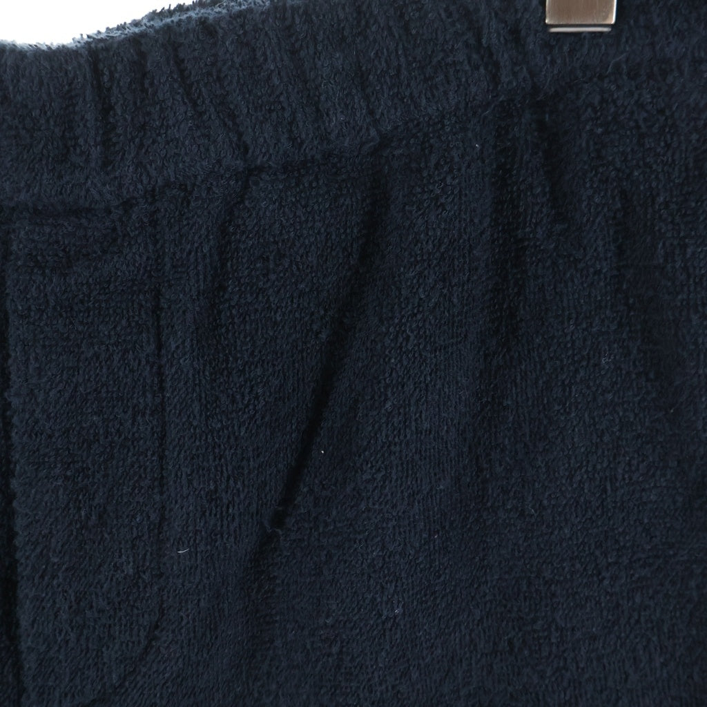 PRADA(プラダ) 22SS Cotton Terry Shorts トライアングルロゴプレート パイル地 コットンテリー ショーツ ショートパンツ ハーフパンツ ブラック SPH154 S212 1ZR3
