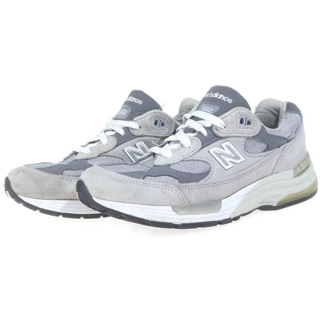 New Balance(ニューバランス) M992GR 992 ローカットスニーカー メッシュ グレー US8/26cm