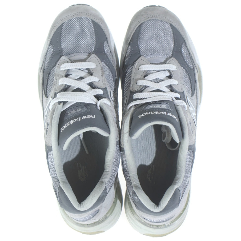 New Balance(ニューバランス) M992GR 992 ローカットスニーカー メッシュ グレー US8/26cm