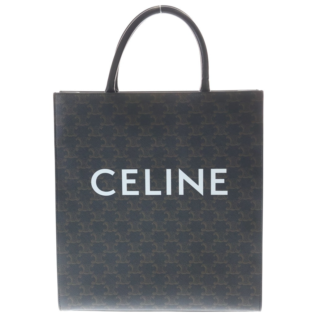 CELINE(セリーヌ) リオンフ ミディアム バーティカル カバ トリオンフキャンバス ブラウン 194432CIM