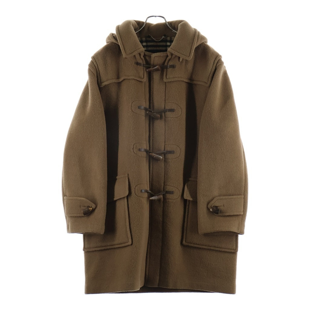 BURBERRY(バーバリー) 裏地ノバチェック柄 ウール ダッフルコート ベージュ 240002233089