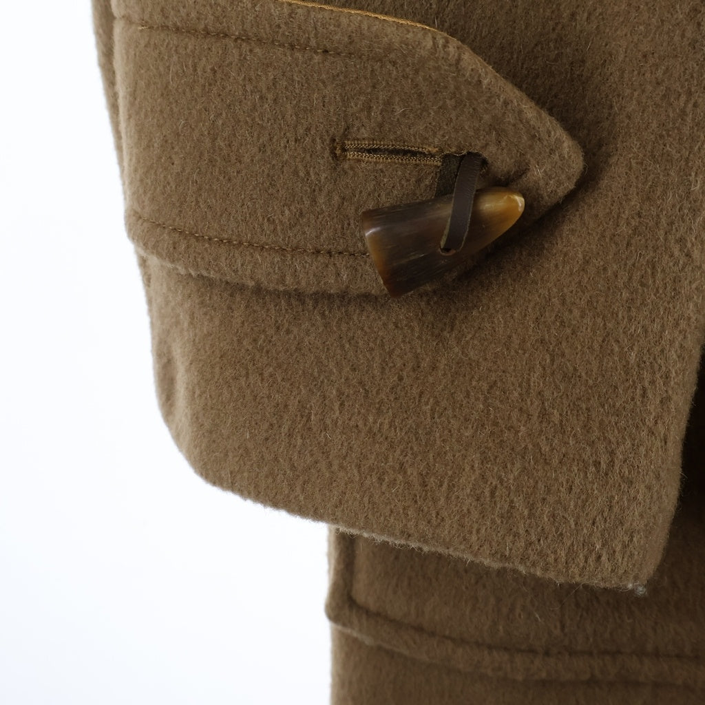 BURBERRY(バーバリー) 裏地ノバチェック柄 ウール ダッフルコート ベージュ 240002233089