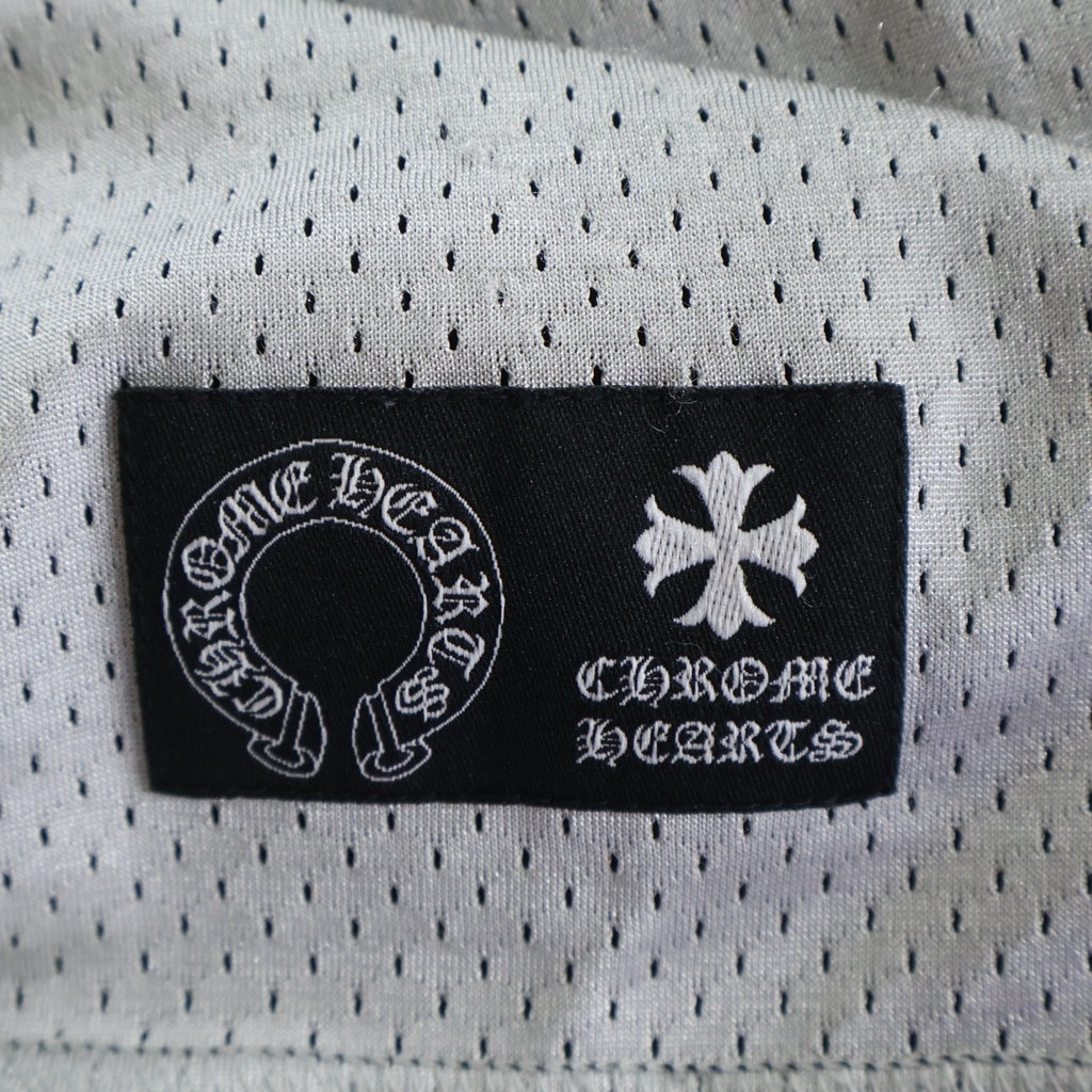 CHROME HEARTS(クロムハーツ) MESH WARM UP JERSEY リバーシブルCHロゴプリントメッシュタンクトップ ブラック -