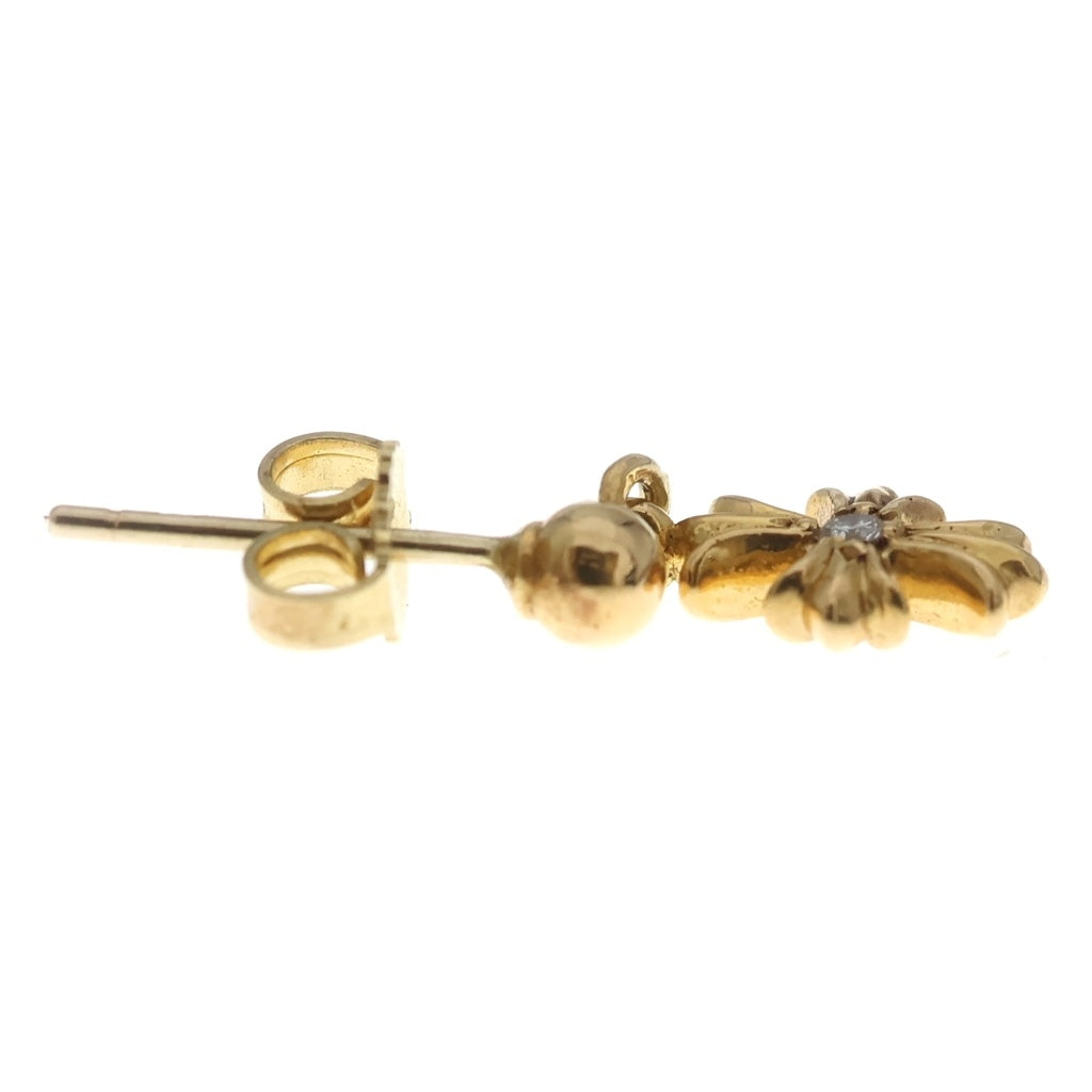 CHROME HEARTS(クロムハーツ) 22K TNY E CH PLS 1DIA タイニーE CHプラス ドロップピアス 1ダイヤ ゴールド BCA024