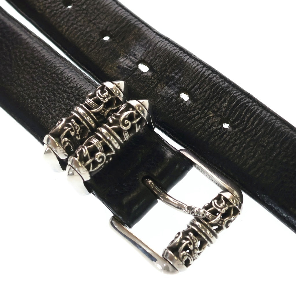 CHROME HEARTS(クロムハーツ) BLT CLT ROLLER 3PC 3PCケルティックローラー レザーベルト ブラック
