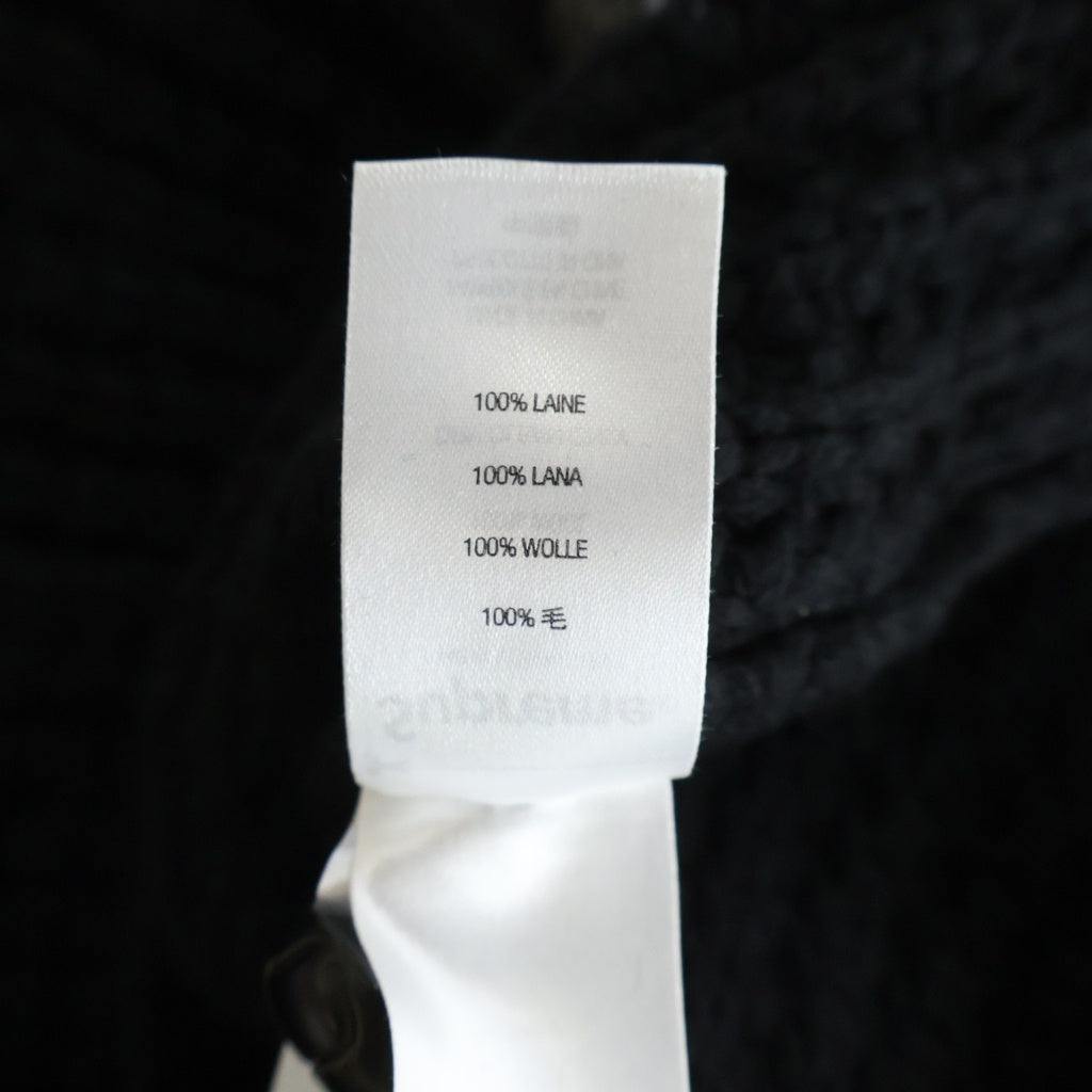 SUPREME(シュプリーム) 21AW Waffle Knit Cardigan ワッフル ニット カーディガン ブラック