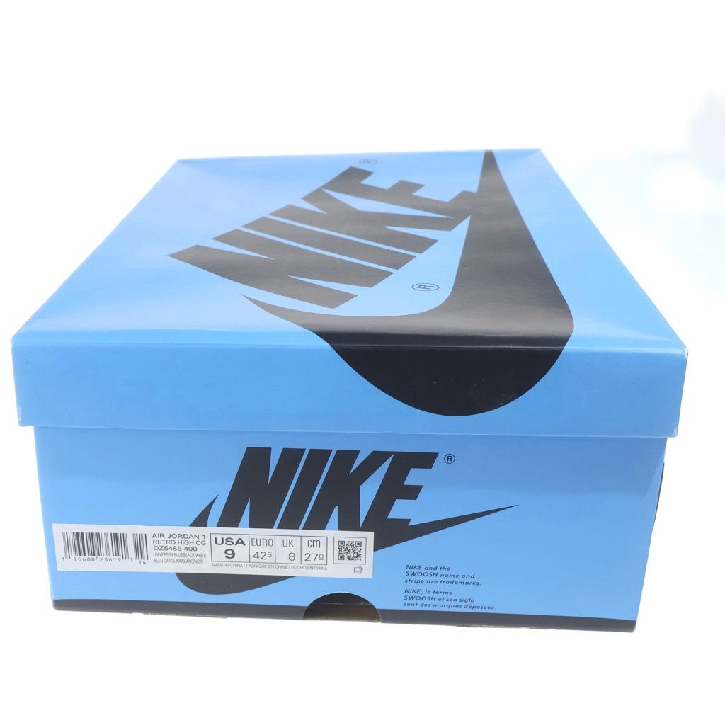 NIKE(ナイキ) AIR JORDAN 1 RETRO HIGH OG NIVERSITY BLUE DZ5485-400 エアジョーダン1 ユニバーシティーブルー ハイカットスニーカー シューズ ブルー/ホワイト US9/27cm