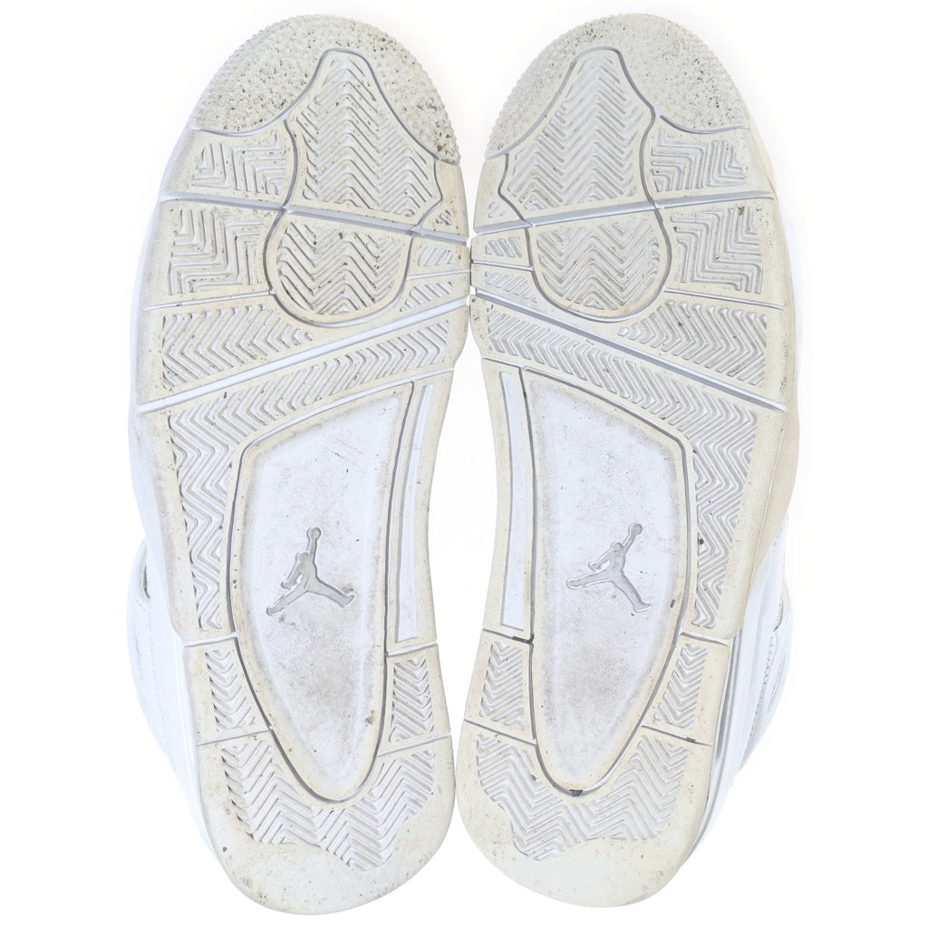 NIKE(ナイキ) AIR JORDAN 4 PURE MONEY 308497-100 エアジョーダン4 ピュアマネー ハイカットスニーカー ホワイト US8.5/26.5cm