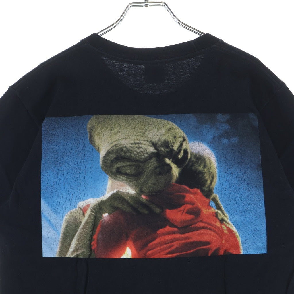 SUPREME(シュプリーム) 15AW E.T Tee バック フォトプリント クルーネック 半袖Tシャツカットソー ブラック