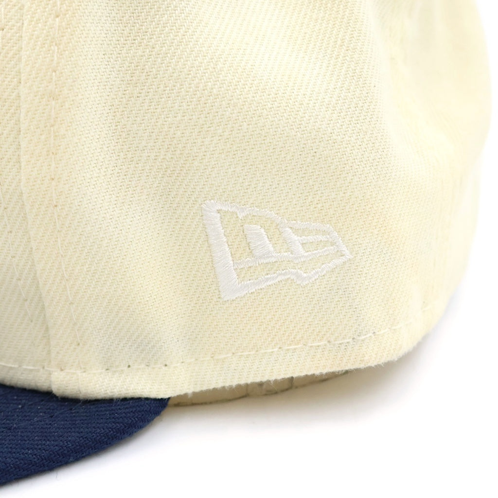 SUPREME(シュプリーム) 21SS ×New Era Gonz Logo ニューエラ ゴンズ ロゴ ベースボールキャップ 帽子 アイボリー/ネイビー