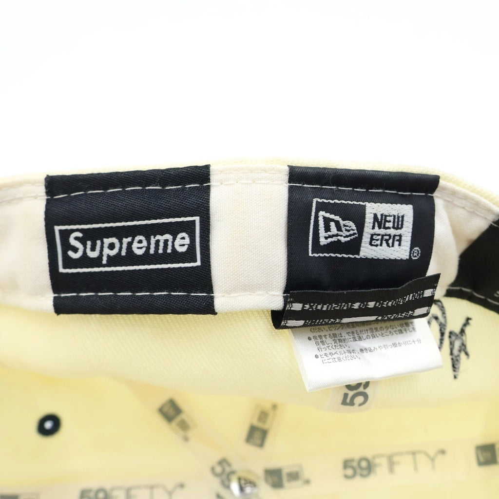 SUPREME(シュプリーム) 21SS ×New Era Gonz Logo ニューエラ ゴンズ ロゴ ベースボールキャップ 帽子 アイボリー/ネイビー