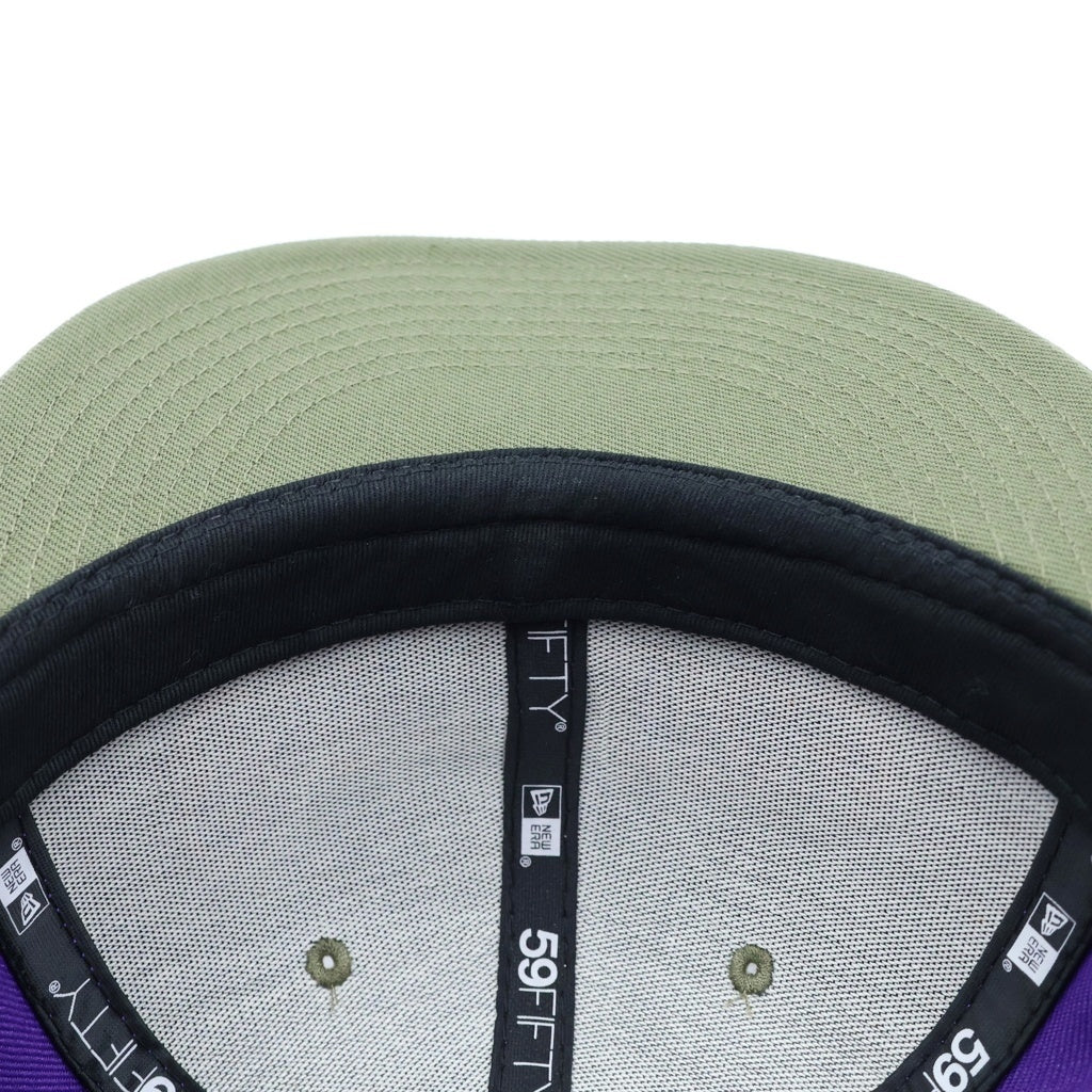 SUPREME(シュプリーム) 21SS ×New Era Gonz Logo ニューエラ ゴンズ ロゴ ベースボールキャップ 帽子 パープル/カーキ