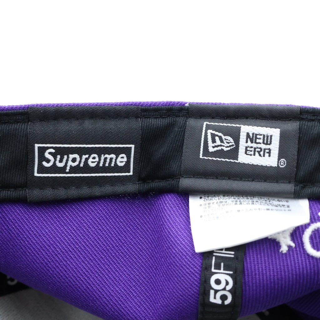 SUPREME(シュプリーム) 21SS ×New Era Gonz Logo ニューエラ ゴンズ ロゴ ベースボールキャップ 帽子 パープル/カーキ
