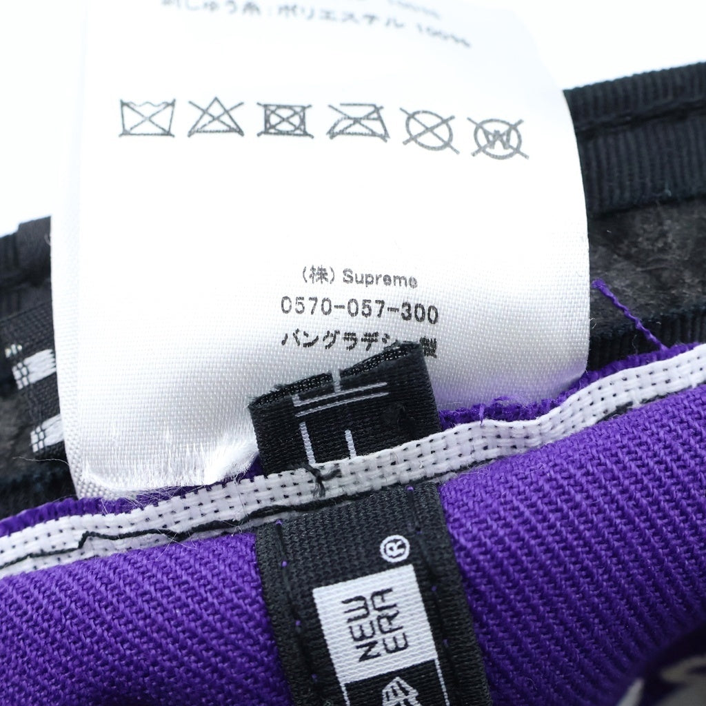 SUPREME(シュプリーム) 21SS ×New Era Gonz Logo ニューエラ ゴンズ ロゴ ベースボールキャップ 帽子 パープル/カーキ